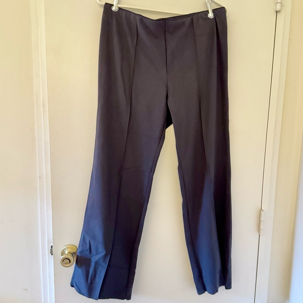 Athleta Women's Pleated Pull-On Trousers Black LT